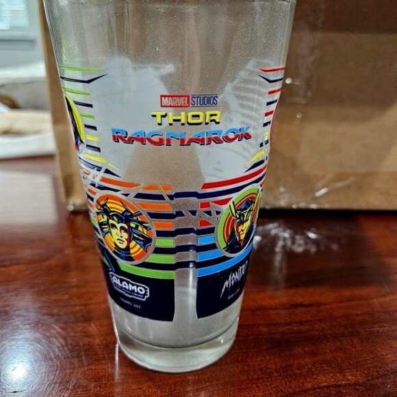 Alamo Drafthouse Marvel Thor Ragnarok Glass - Picture 1 of 3